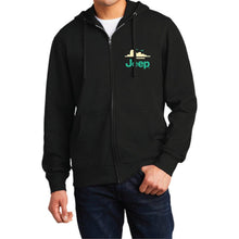 Load image into Gallery viewer, Mens Jeep® Dunes Zip Hoodie Sweatshirt - Black
