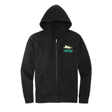 Load image into Gallery viewer, Mens Jeep® Dunes Zip Hoodie Sweatshirt - Black
