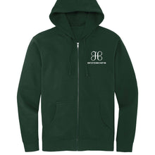 Load image into Gallery viewer, Hudson&#39;s Detroit Zip Hoodie Sweatshirt - Forest Green
