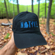 Load image into Gallery viewer, Hat - Michigan NATIVE Unstructured Black

