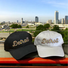 Load image into Gallery viewer, Hat - Youth Detroit Thirsty Rainbow Script
