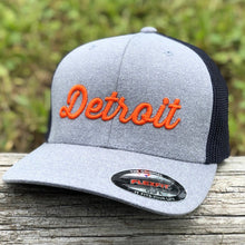 Load image into Gallery viewer, Hat - Detroit Thirsty Orange Flexfit - Heather Grey/Navy
